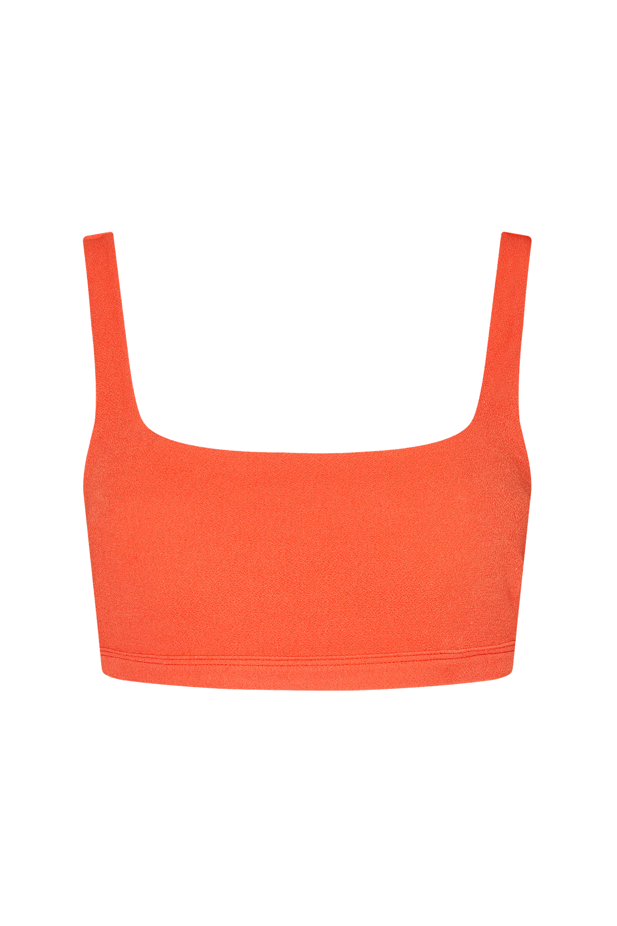 Square Neck Bikini Top | Crispy Papaya