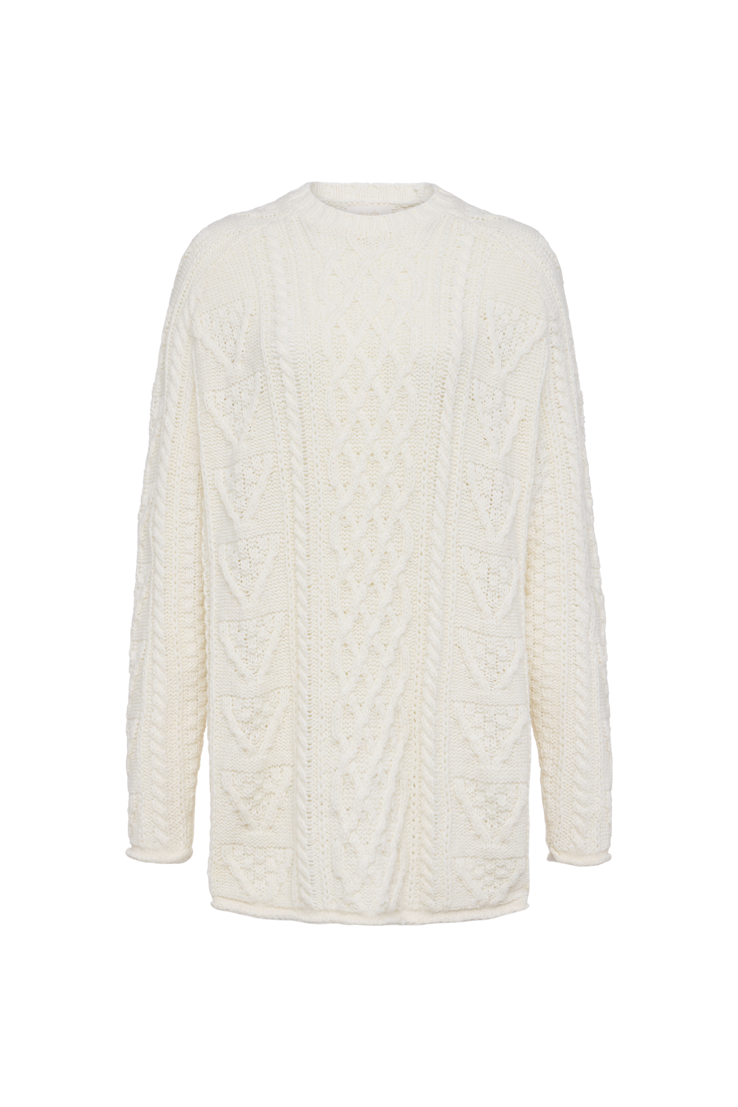 Heritage Cable Sweater | Pearl