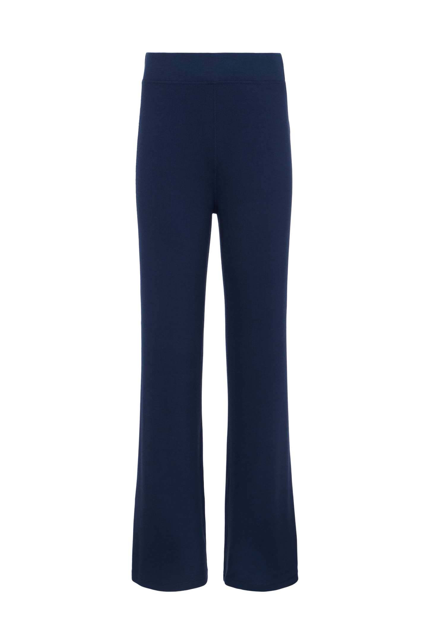 Slinky Rib Streamline Pant | Navy