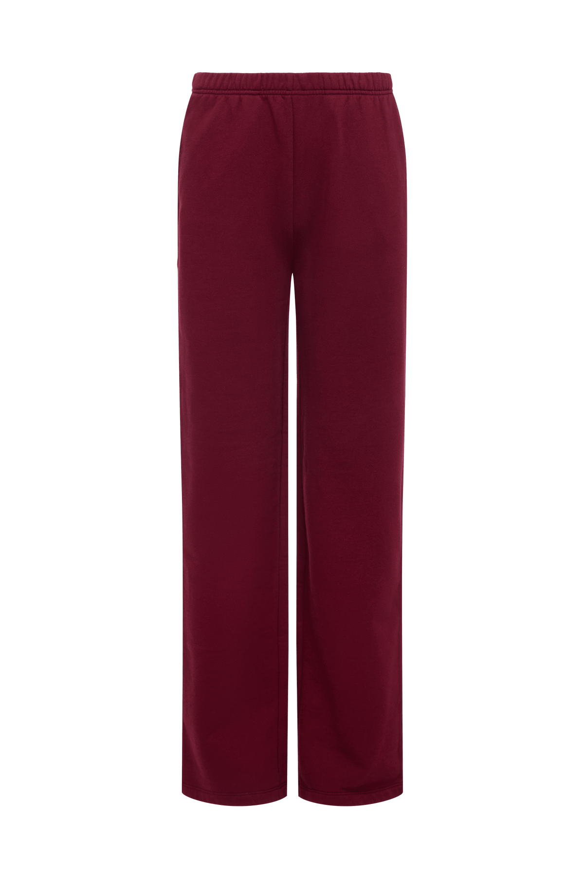 Core Fleece Wide Leg Sweatpant | Ruby