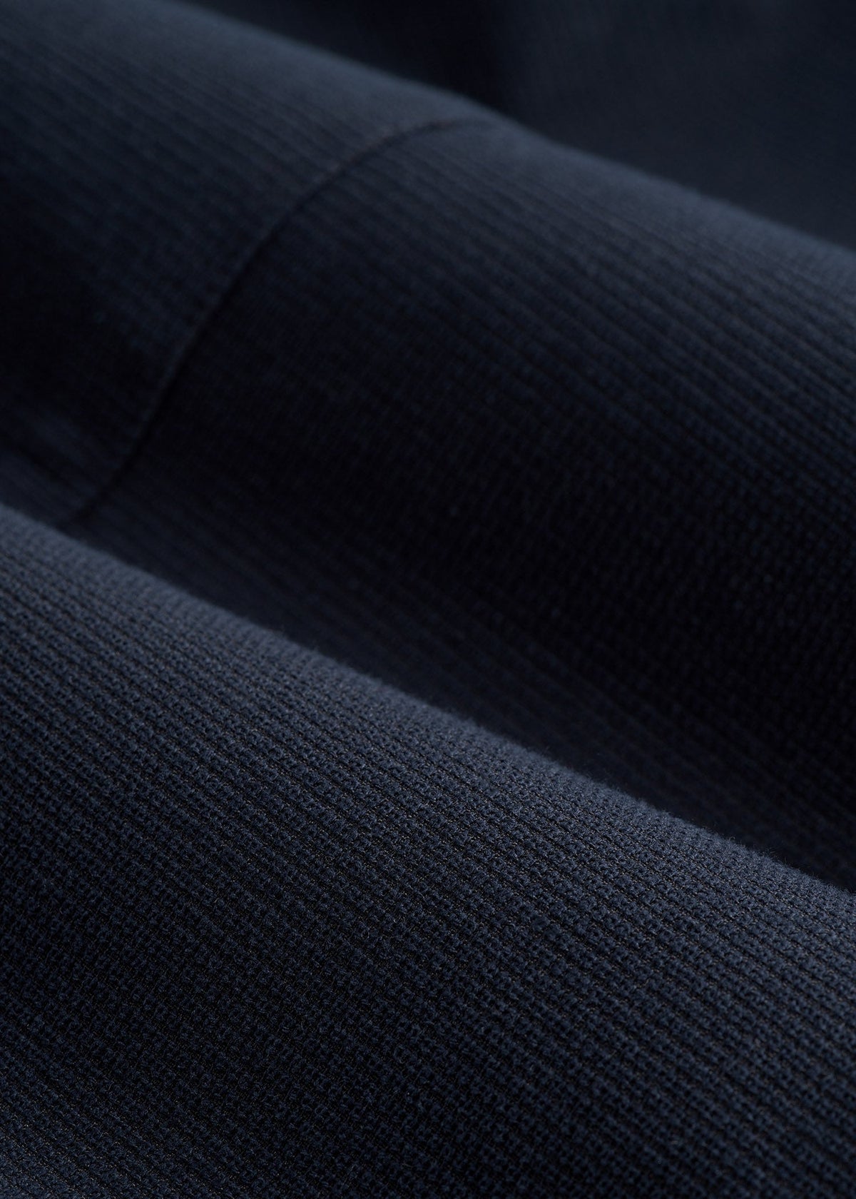 Textured Garment Washed Stretch Cotton Blazer for Tall Men in Evening Blue