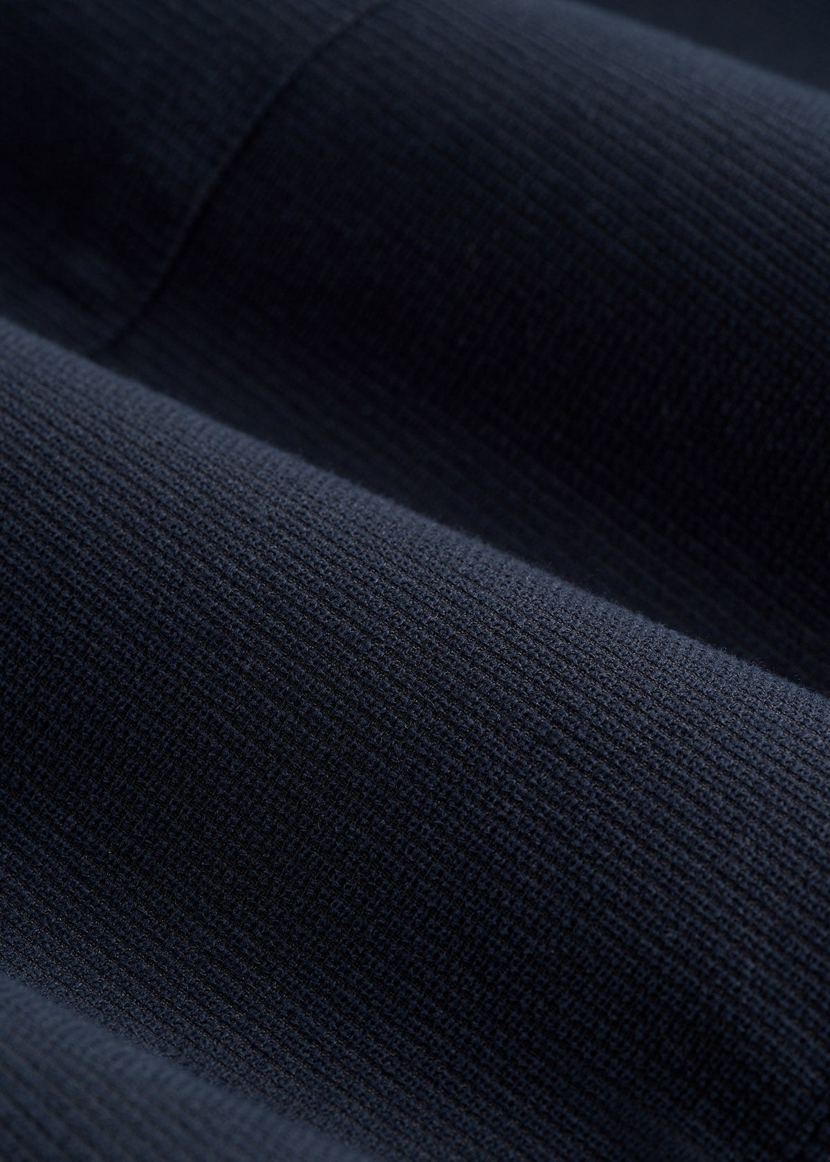 Textured Garment Washed Stretch Cotton Suit Pants for Tall Men in Evening Blue