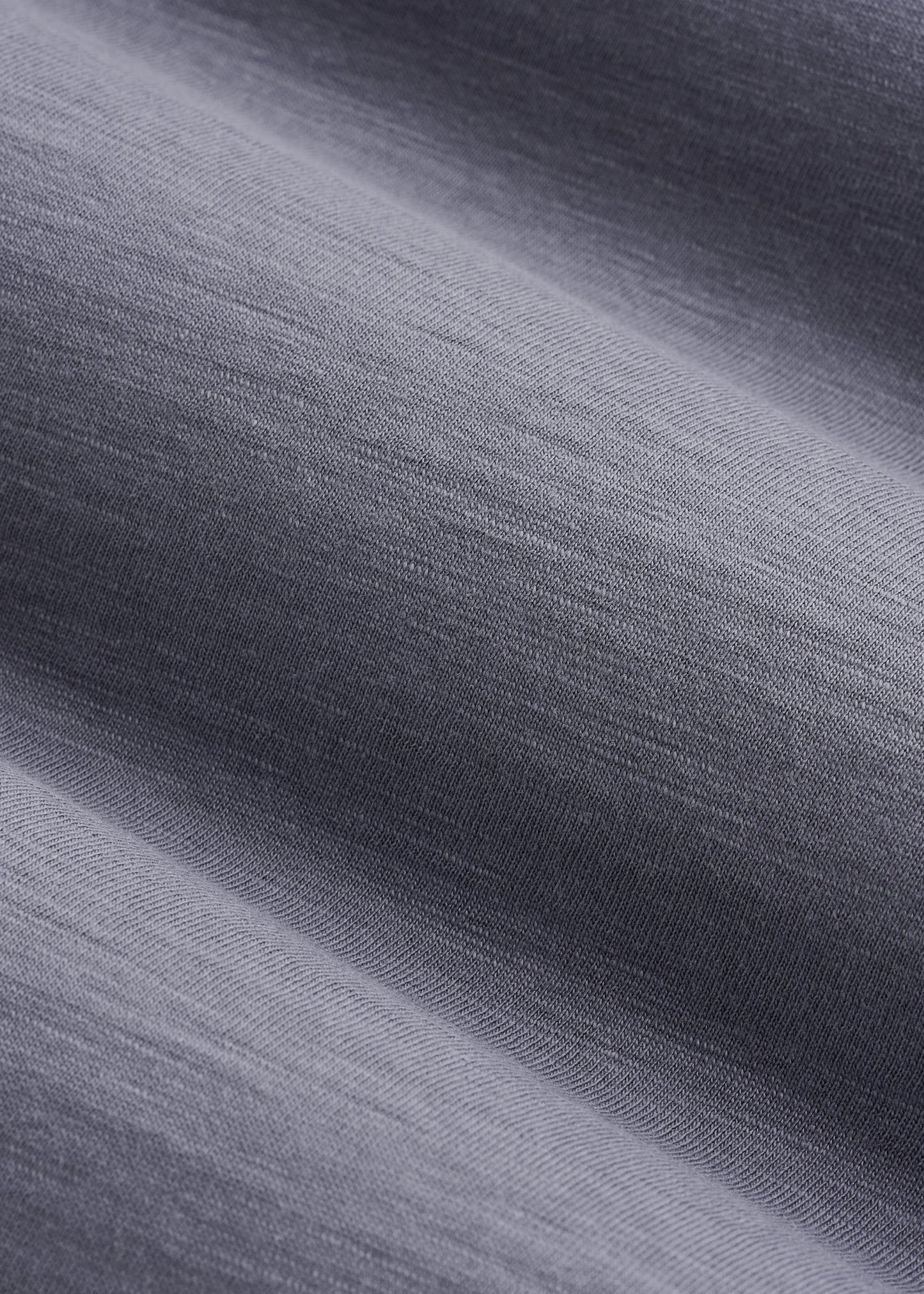 REGULAR-FIT Slub Tee for Tall Men in Grey Blue