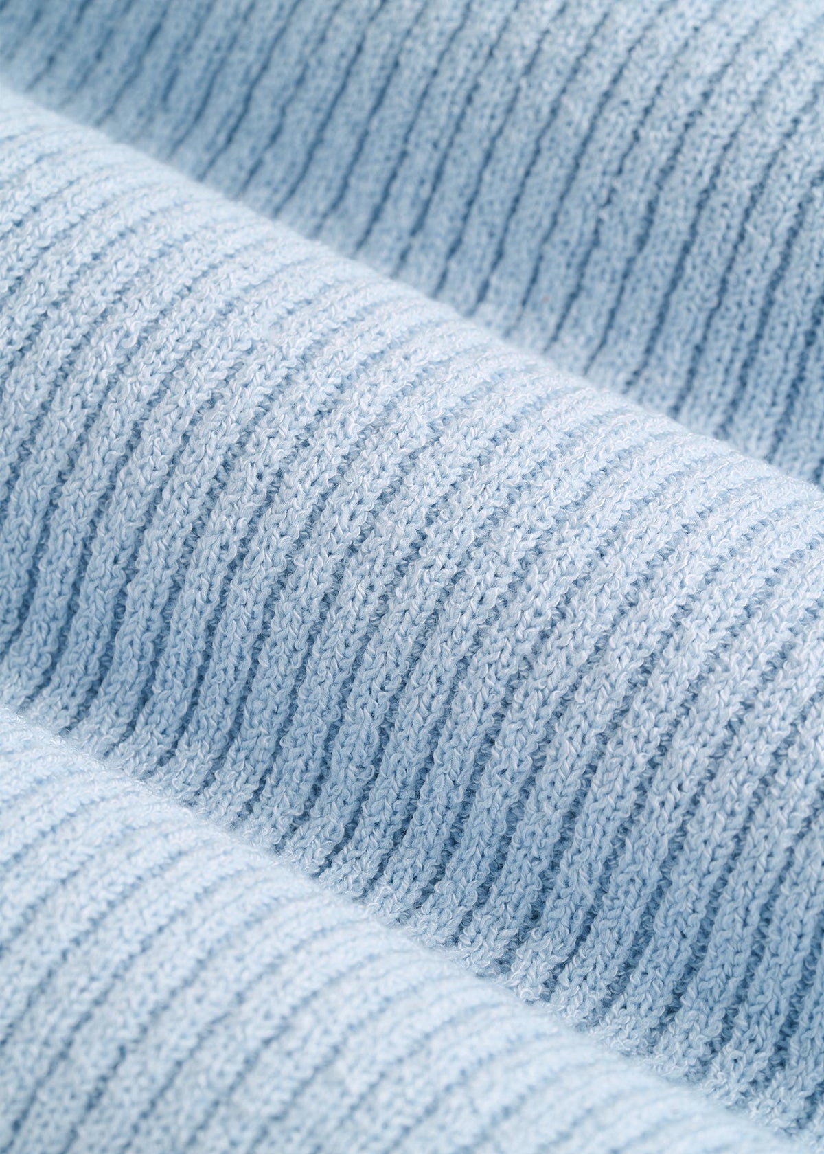 Boucle Knit Cardigan for Tall Women in Ice Blue