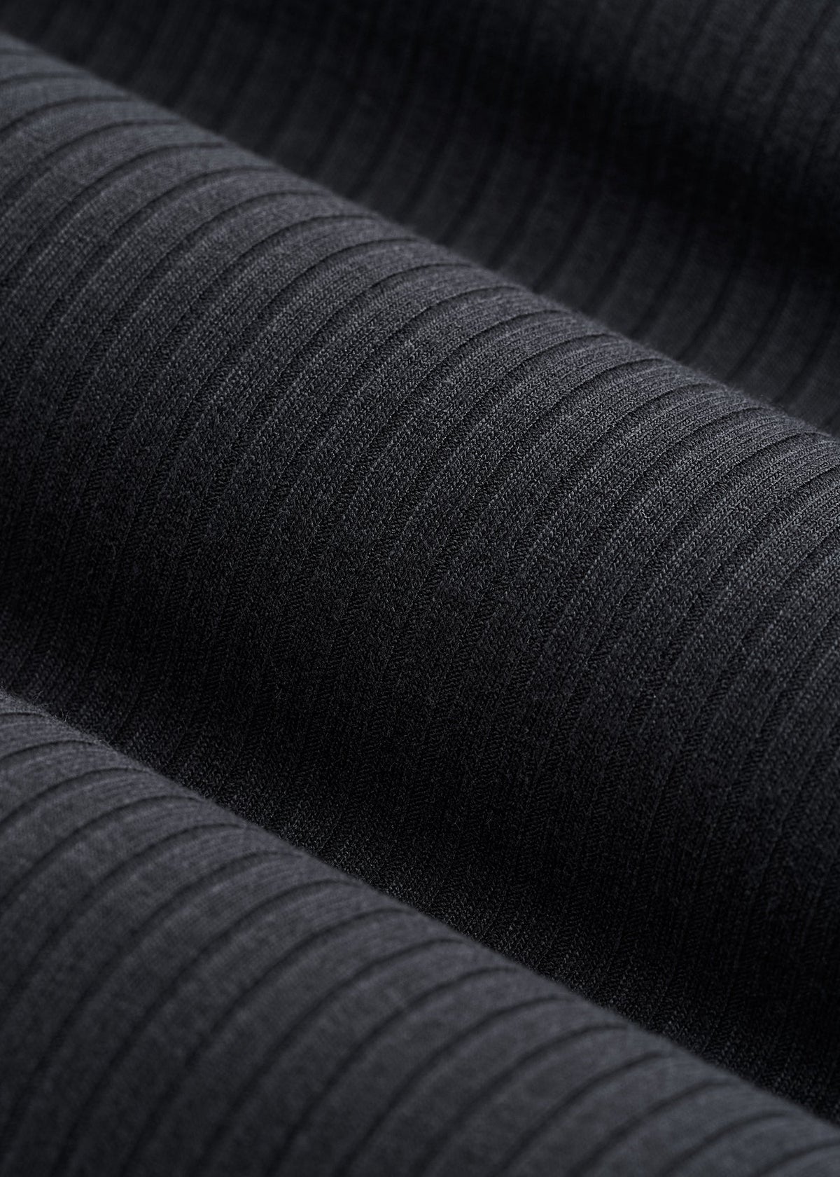 Ribbed Flare Pants for Tall Women in Black