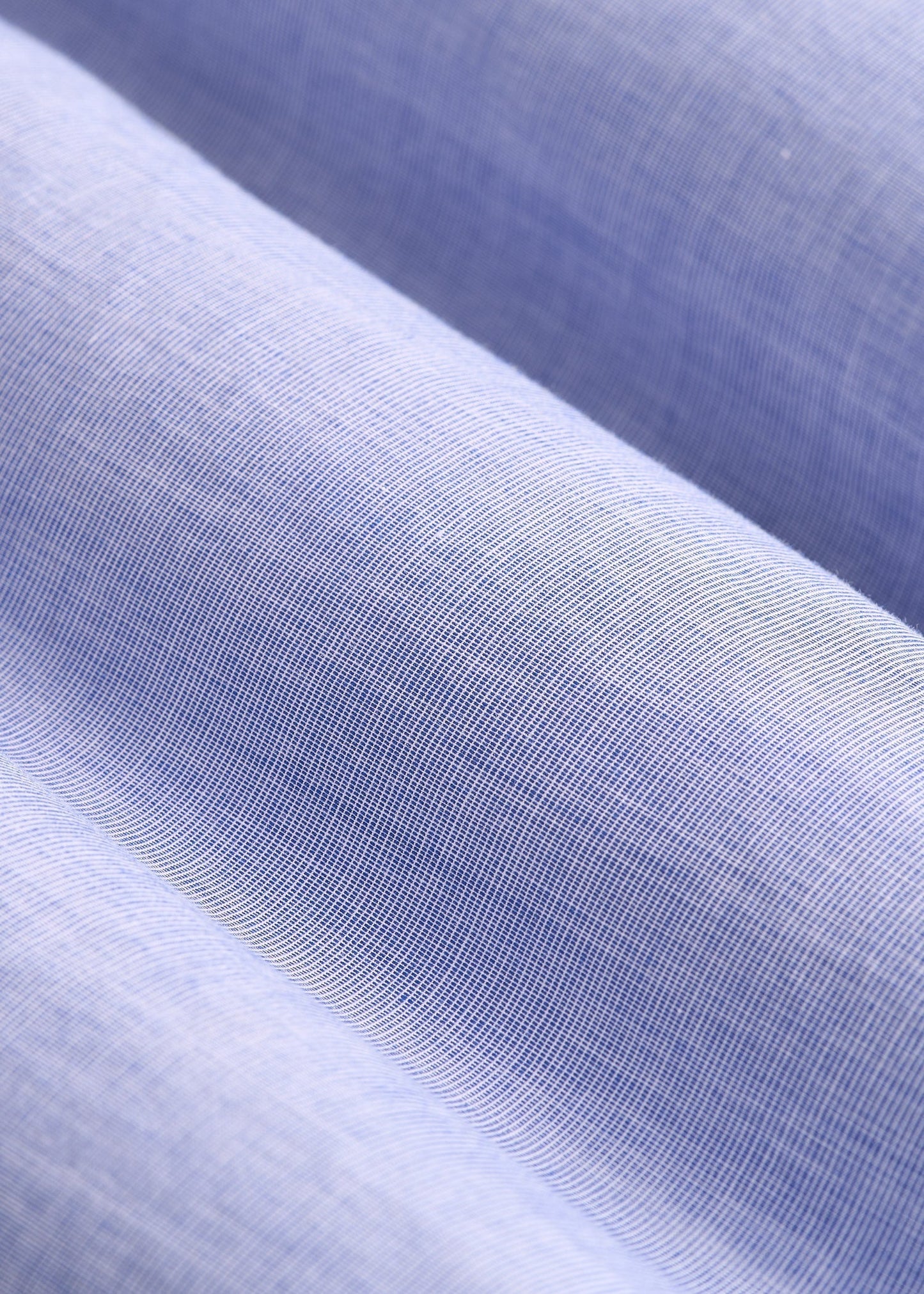 Regular Fit Dress Shirt for Tall Women in Chambray Blue