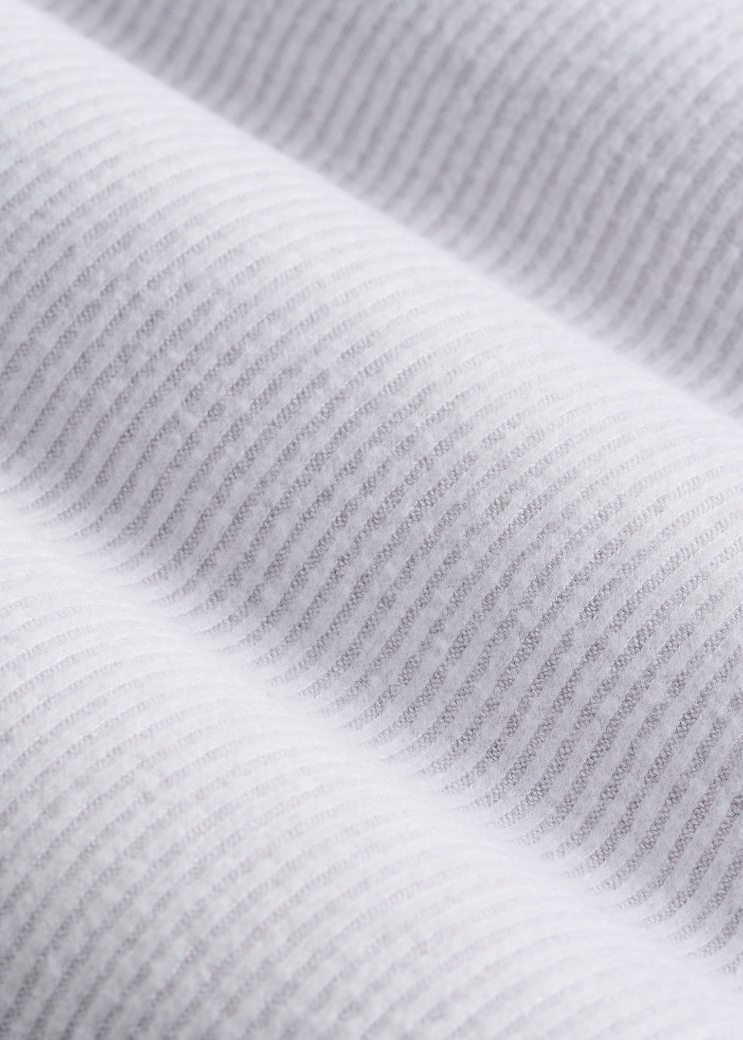 Ribbed Henley Lounge Top for Tall Women in Cloud White
