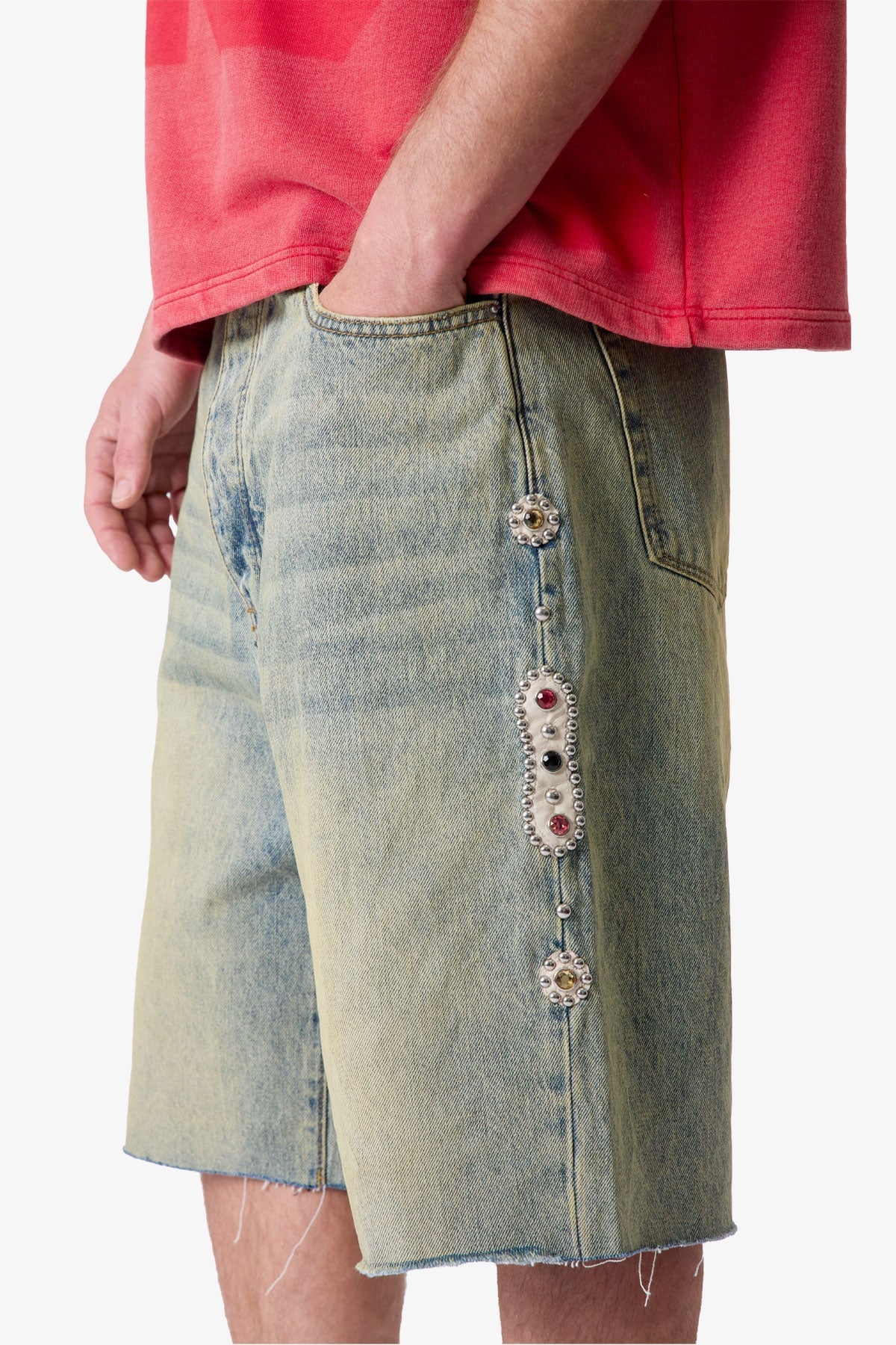 Baggy Mojave Denim Shorts - Blue