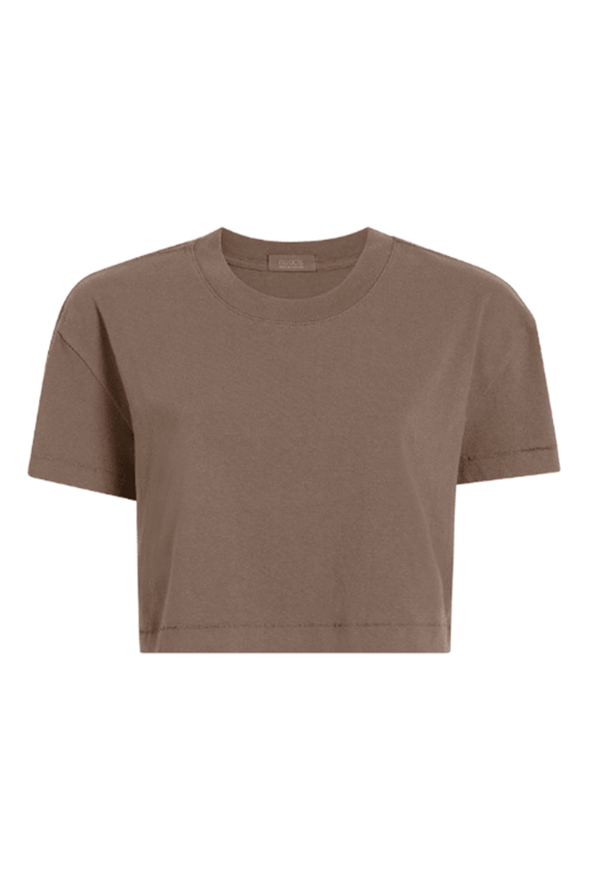Vintage Cotton Cropped Tee | Mocha