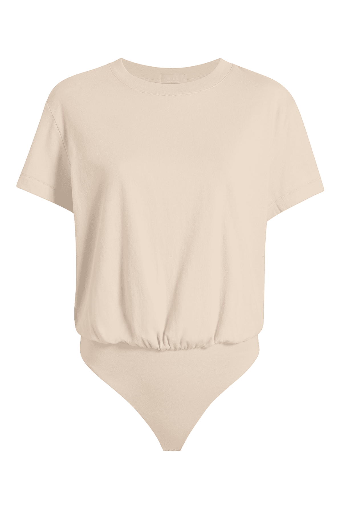 Soft Cotton Everyday T-Shirt Bodysuit | Bone