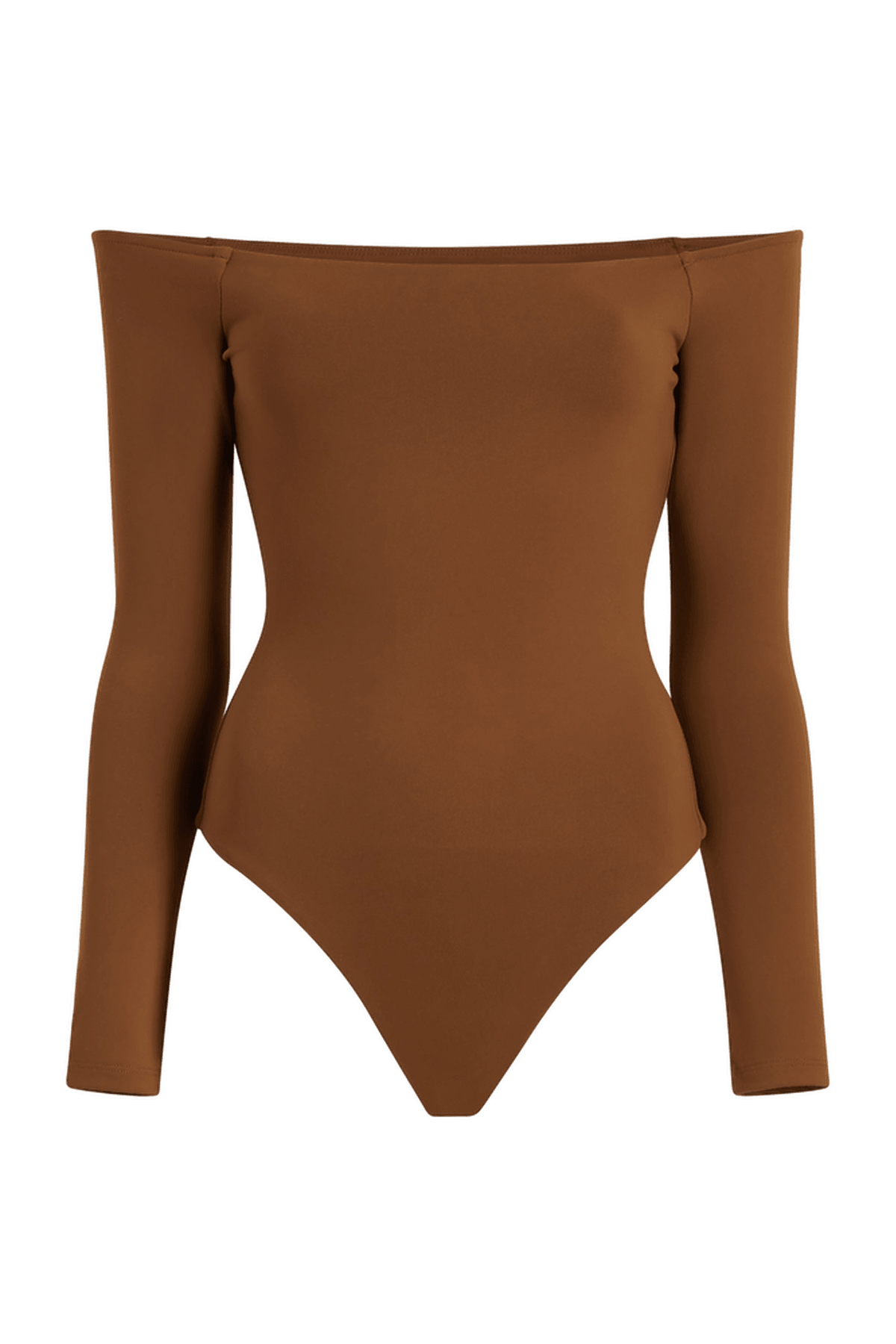 Off The Shoulder Bodysuit | Chocolate