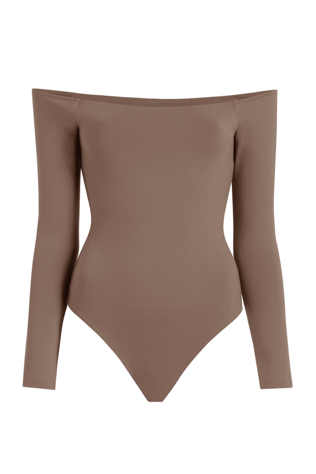 Off The Shoulder Bodysuit | Mocha