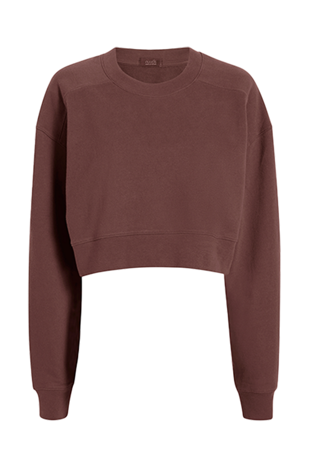Cropped Crewneck Sweatshirt | Coffee