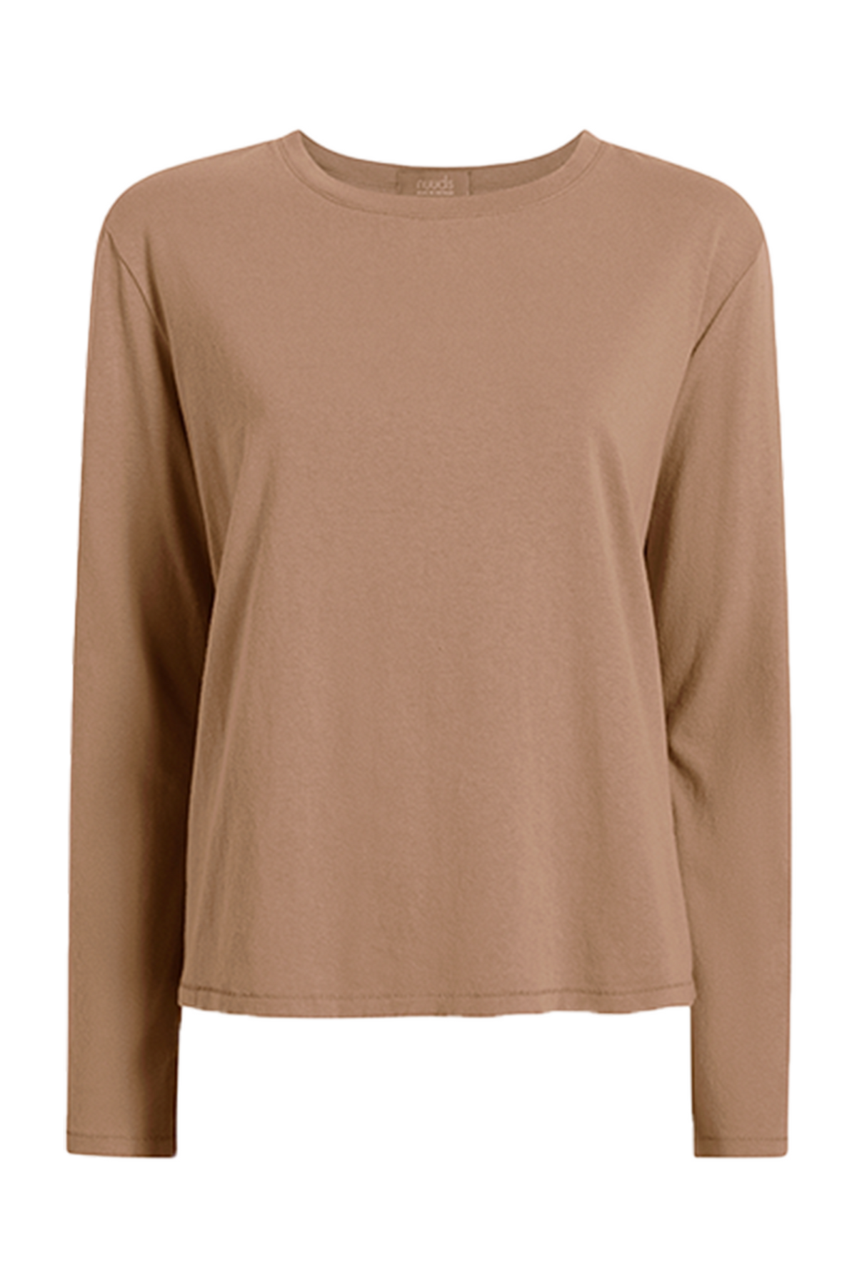 Vintage Cotton Long Sleeve Everyday T-Shirt | Cinnamon