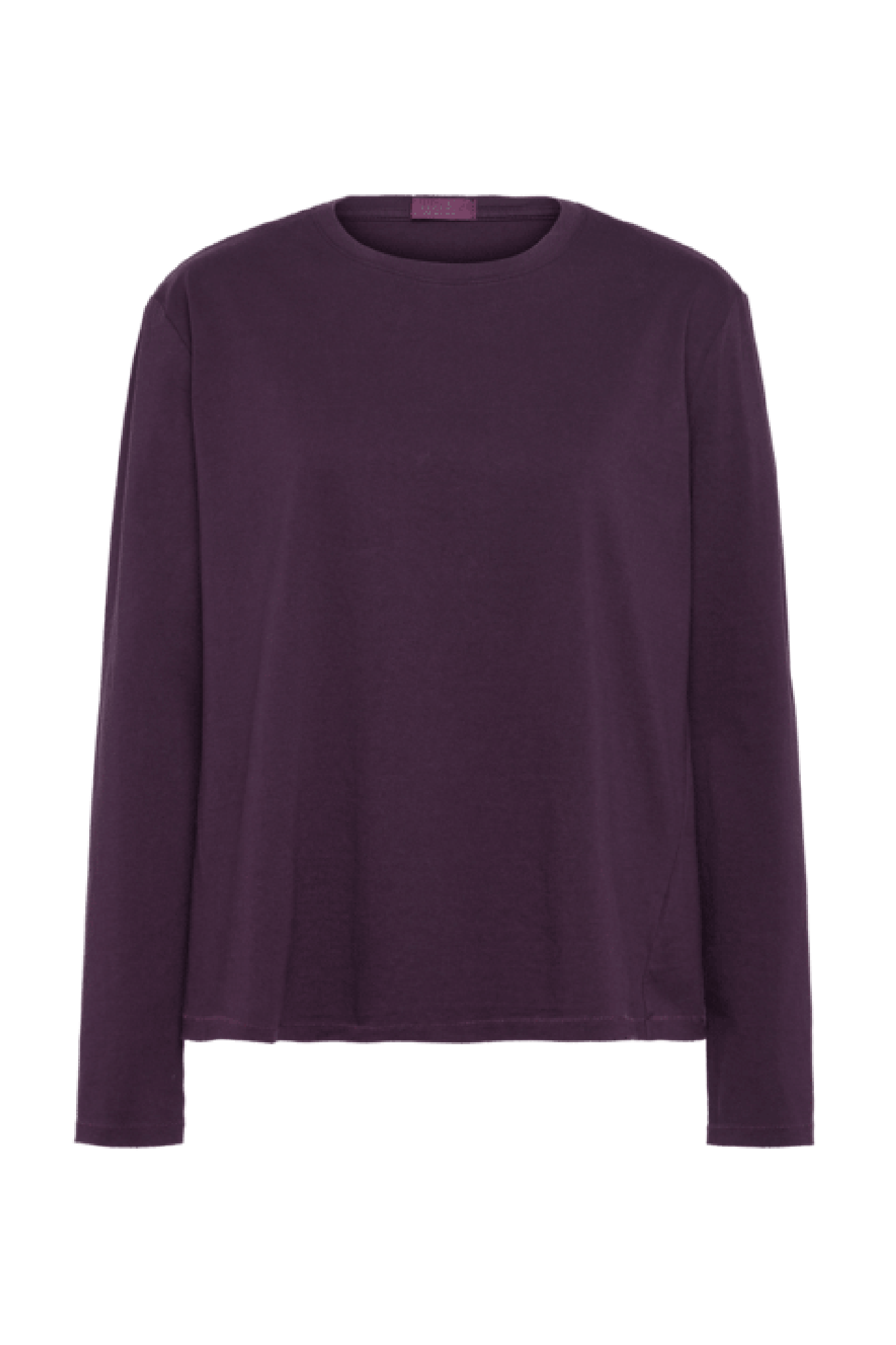 Vintage Cotton Long Sleeve Everyday T-Shirt | Plum
