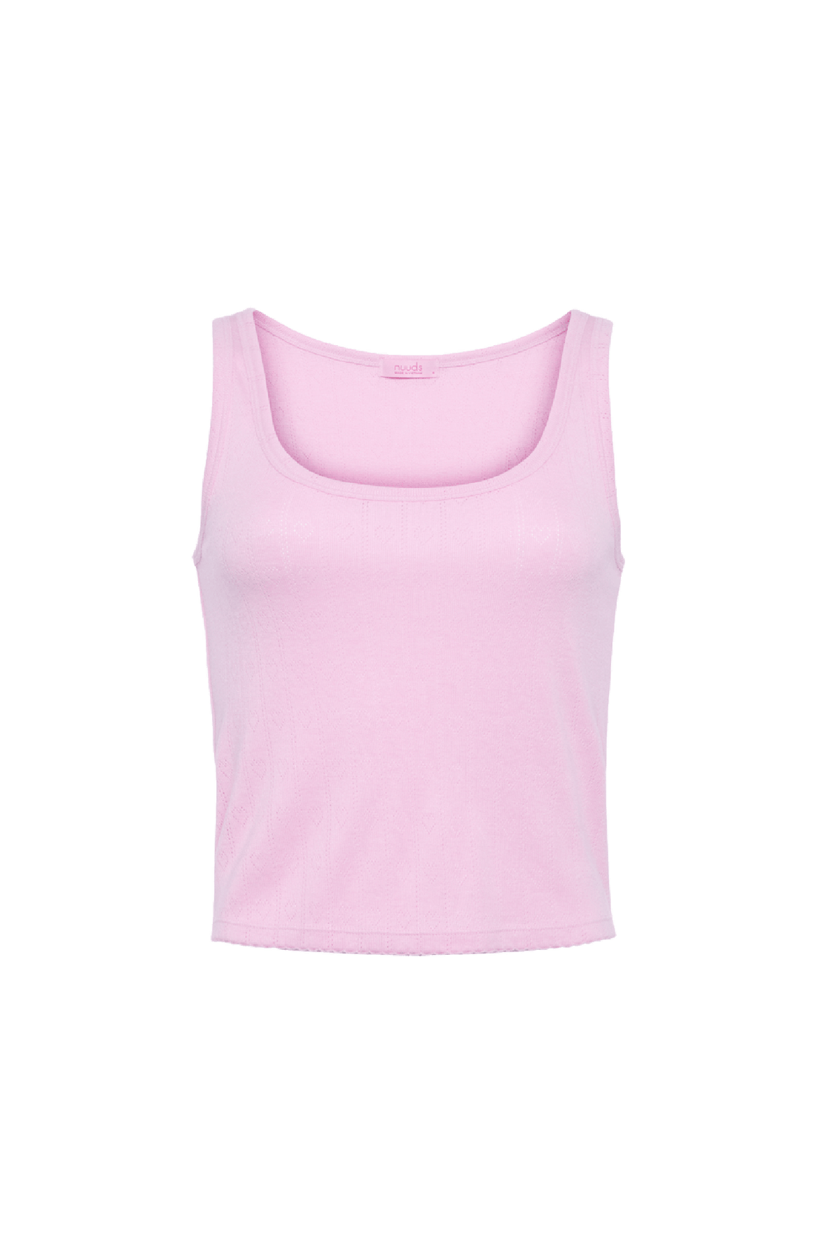 Heart Pointelle Pajama Scoop Tank | Bon Bon
