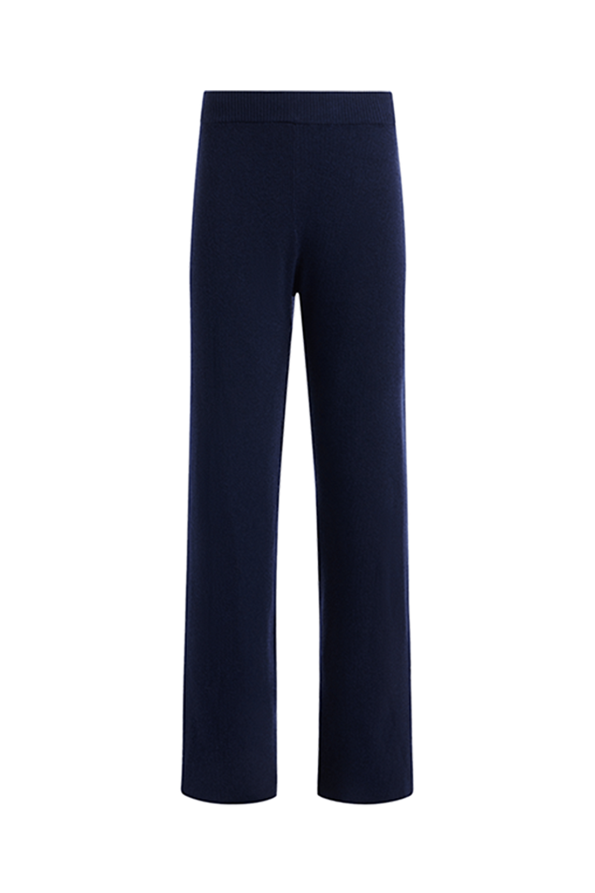 Ribbed Sweater Wide Leg Pant | Navy