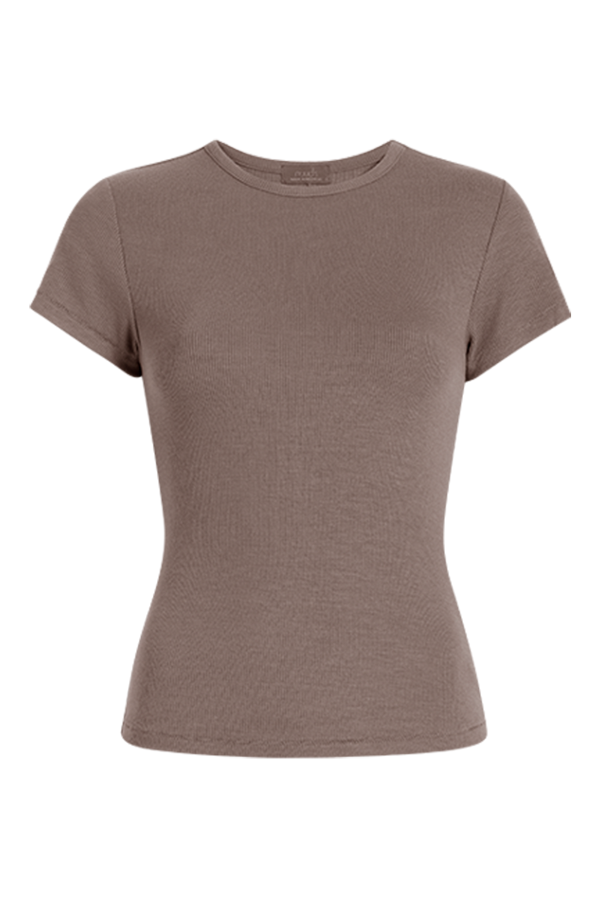 Slinky Rib Tee | Mocha