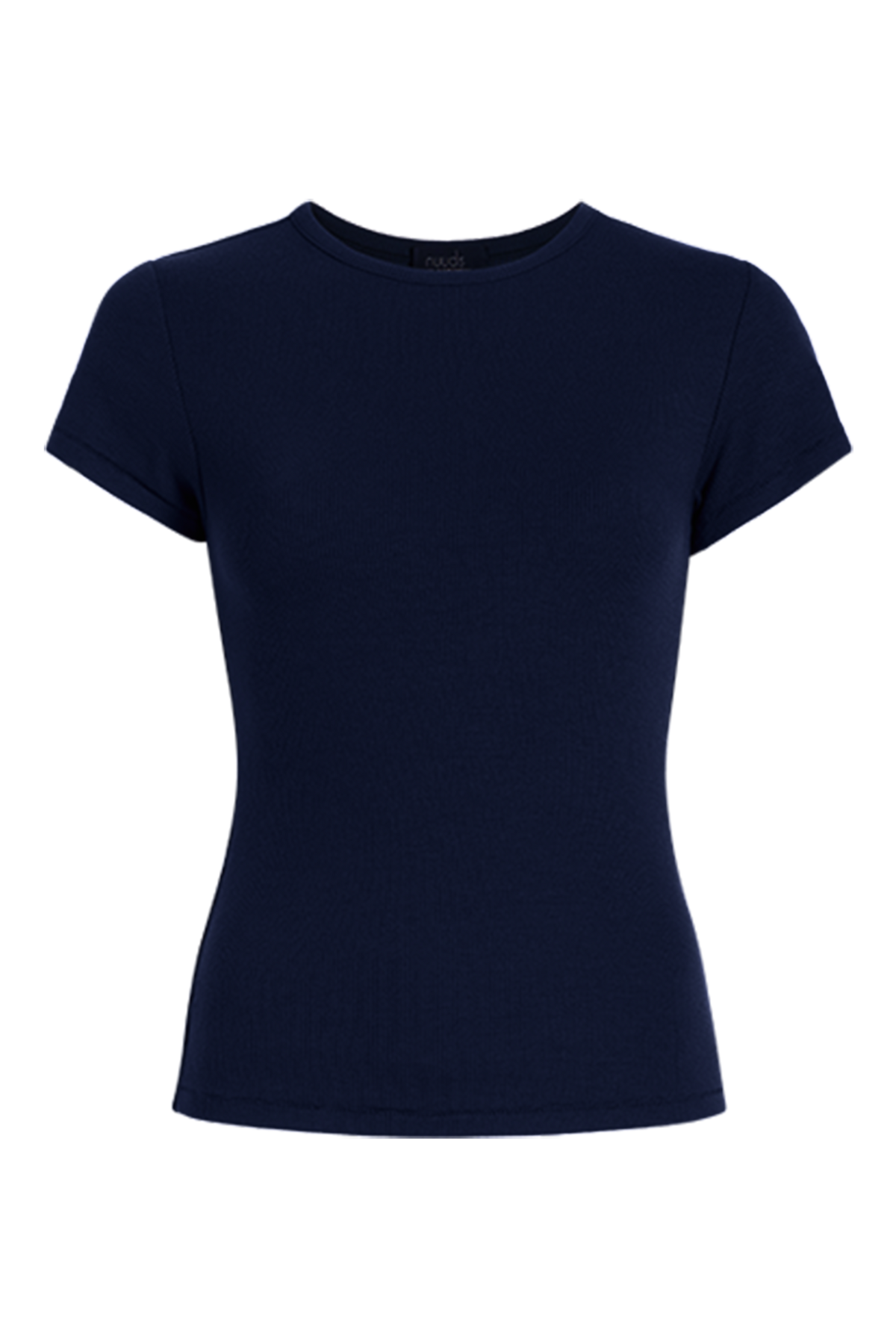 Slinky Rib Tee | Navy