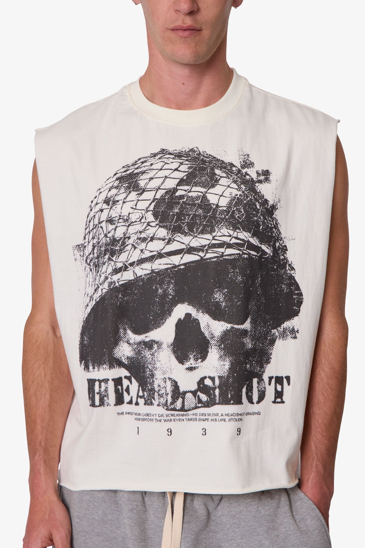 Head Shot Tank - Off White