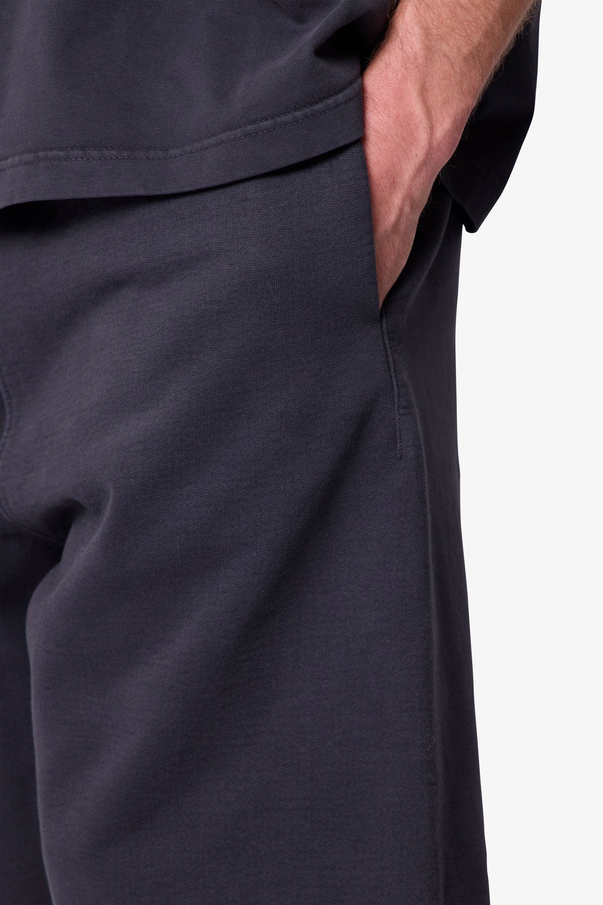 Heavy Basic Sweatshorts - Washed Black