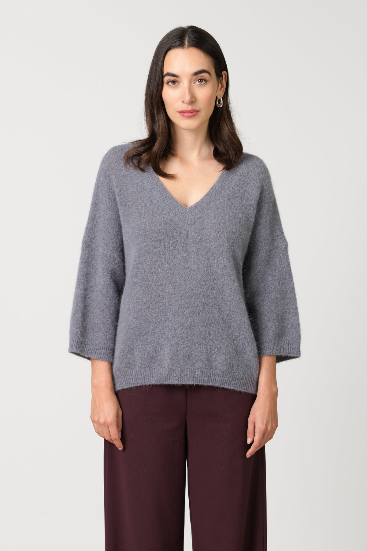 Kelly Sweater | Grey | Alpaca-Wool Blend