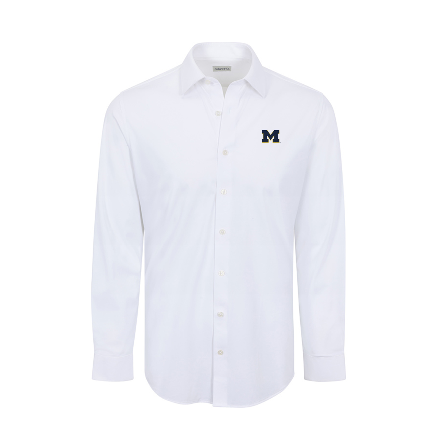 Michigan Apex Performance Dress Shirt White