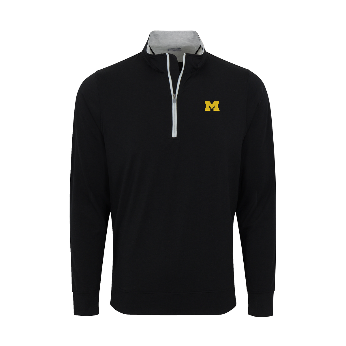 Michigan DriRelease® Performance Pullover Black with Light Grey Trim
