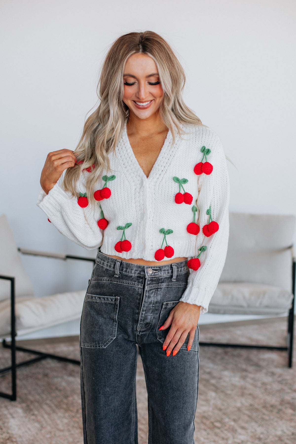 Very Cherry Cardigan