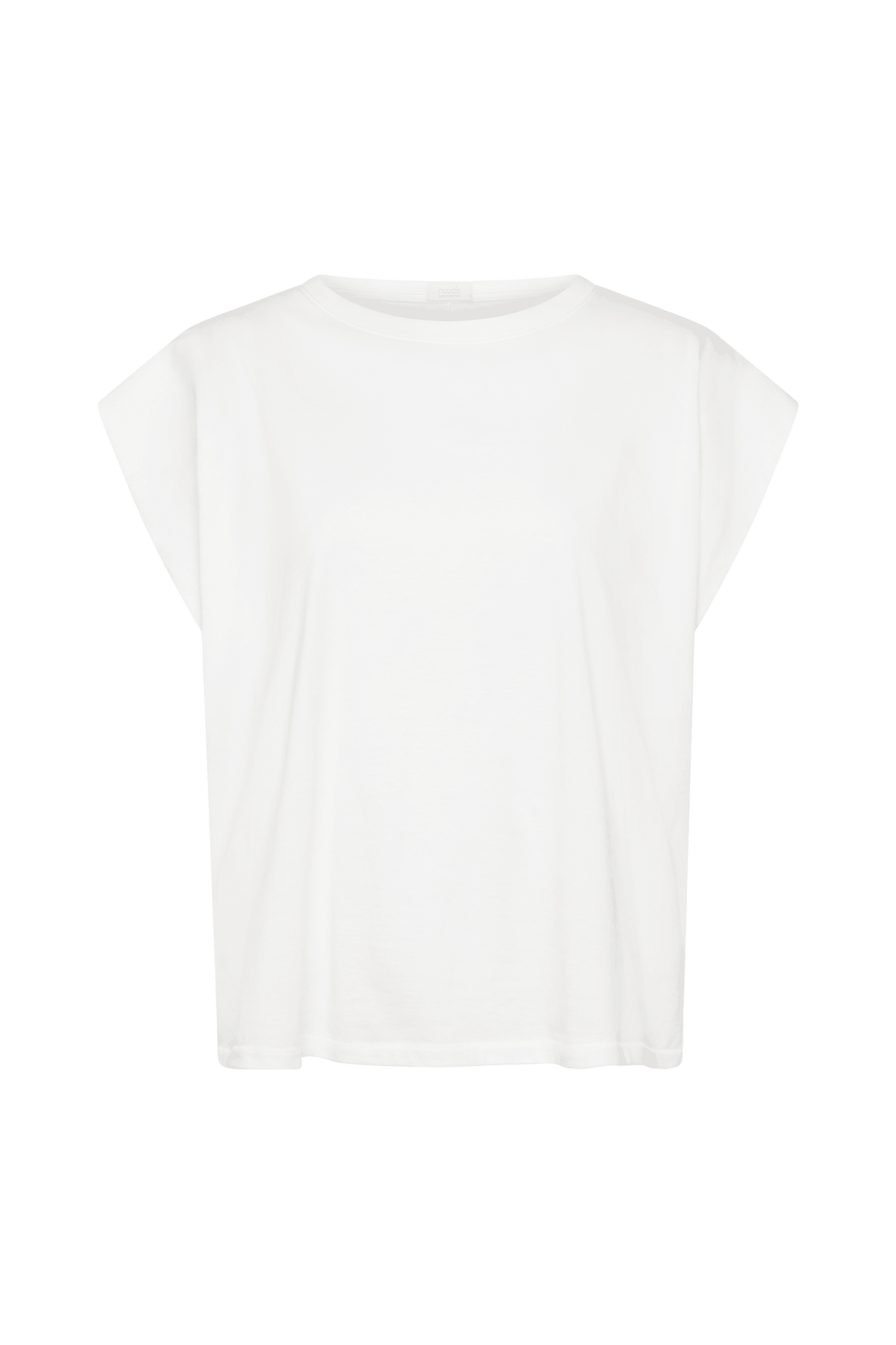 Soft Cotton Muscle Tee | White