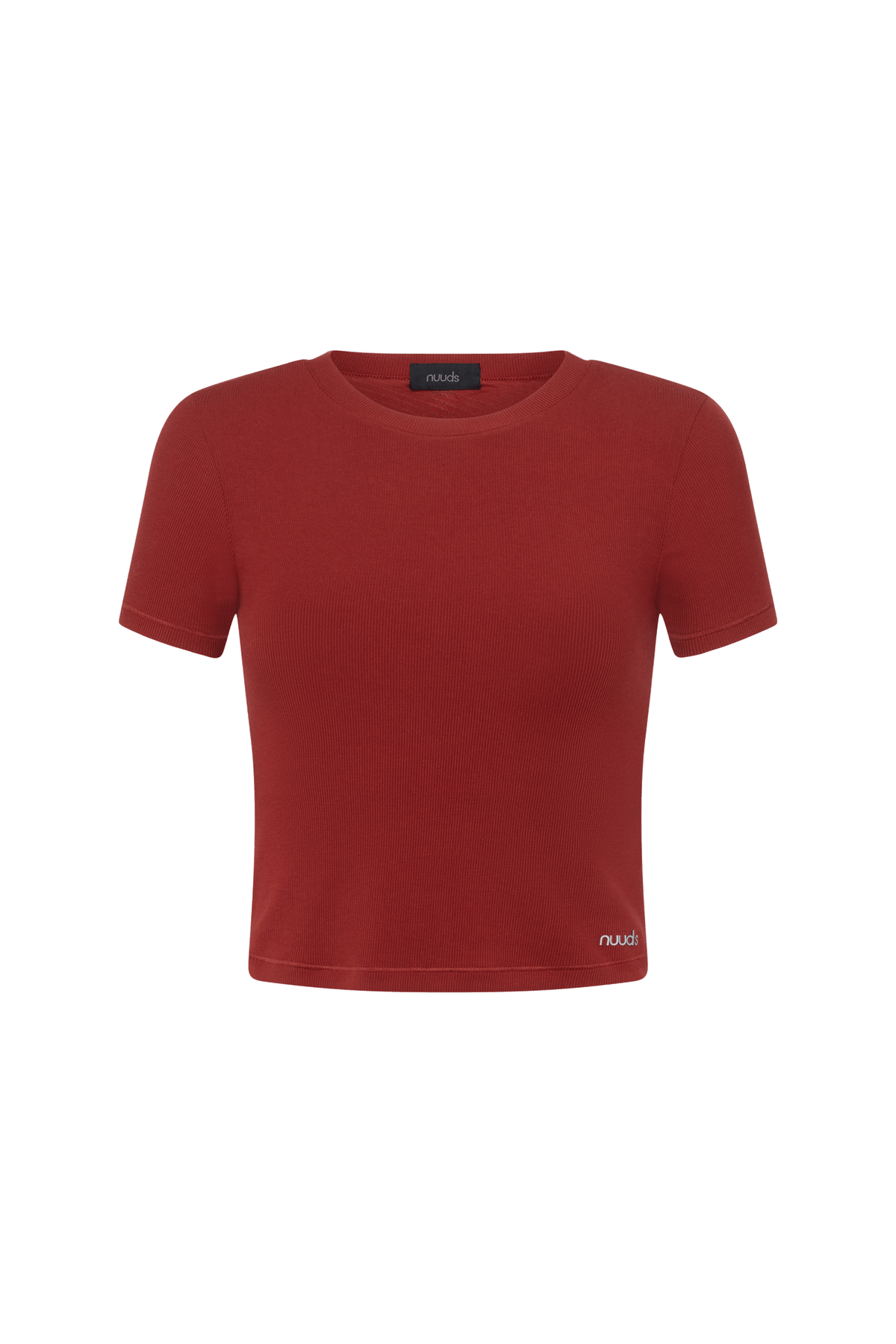 Sporty Rib Bra Tee | Scarlet