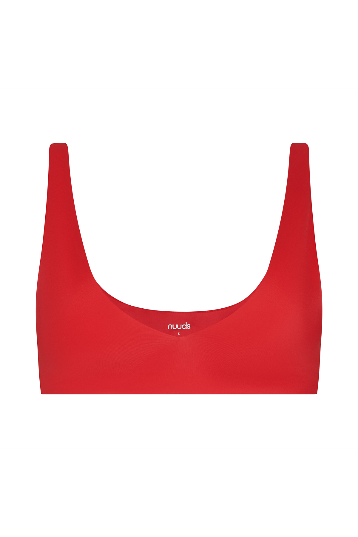 Plunge Bikini Top | Smooth Cayenne