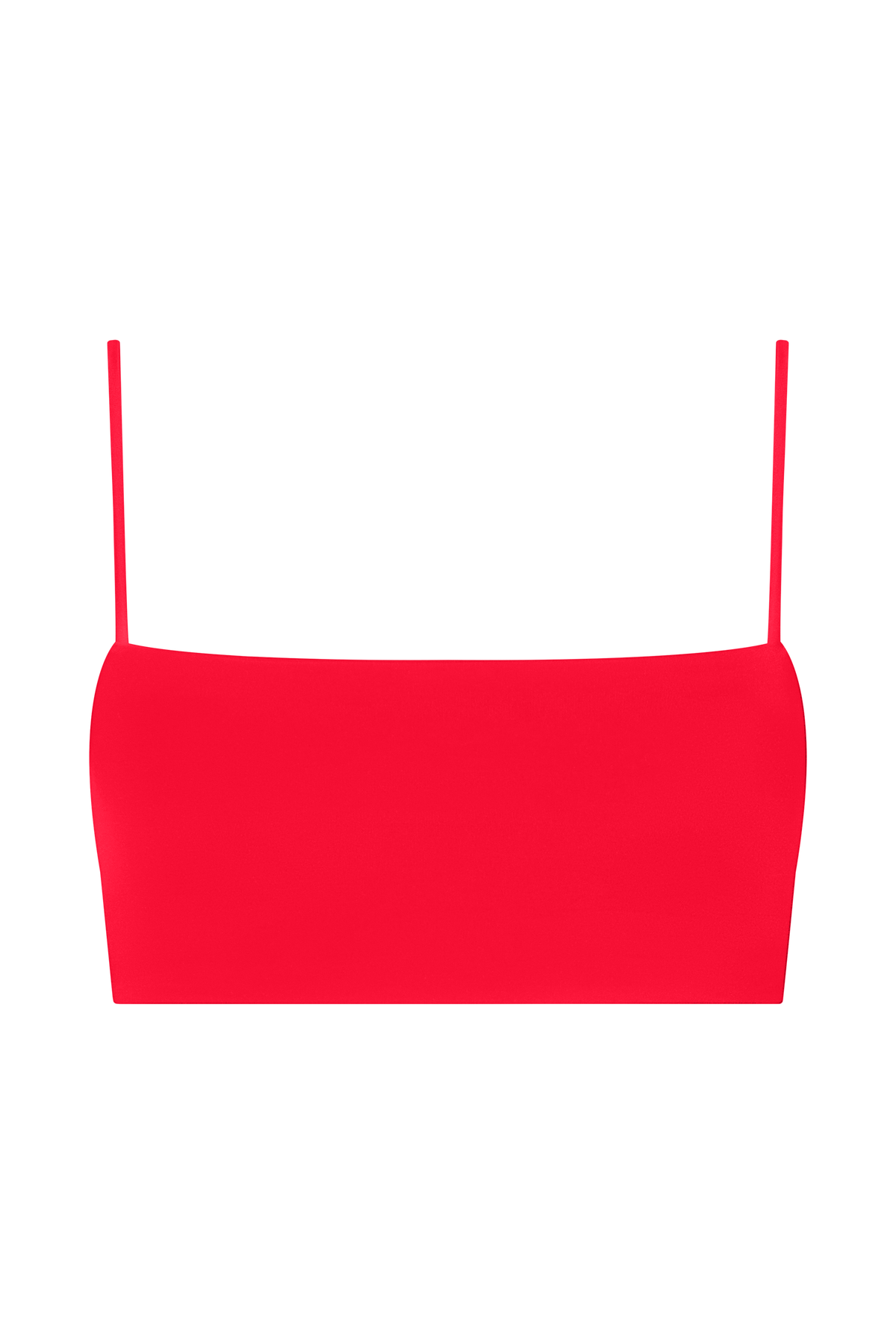 Bandeau Bikini Top | Smooth Cayenne