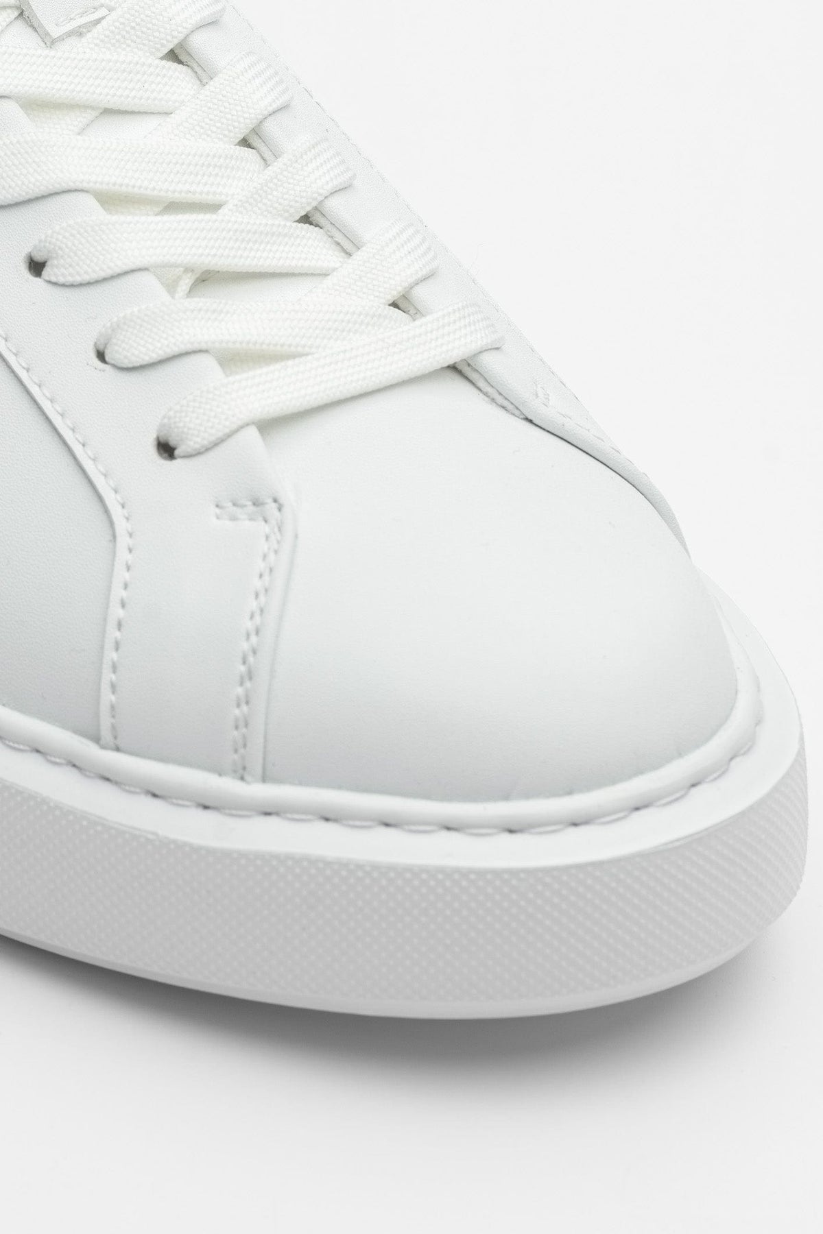 LEATHER TRAINER - WHITE
