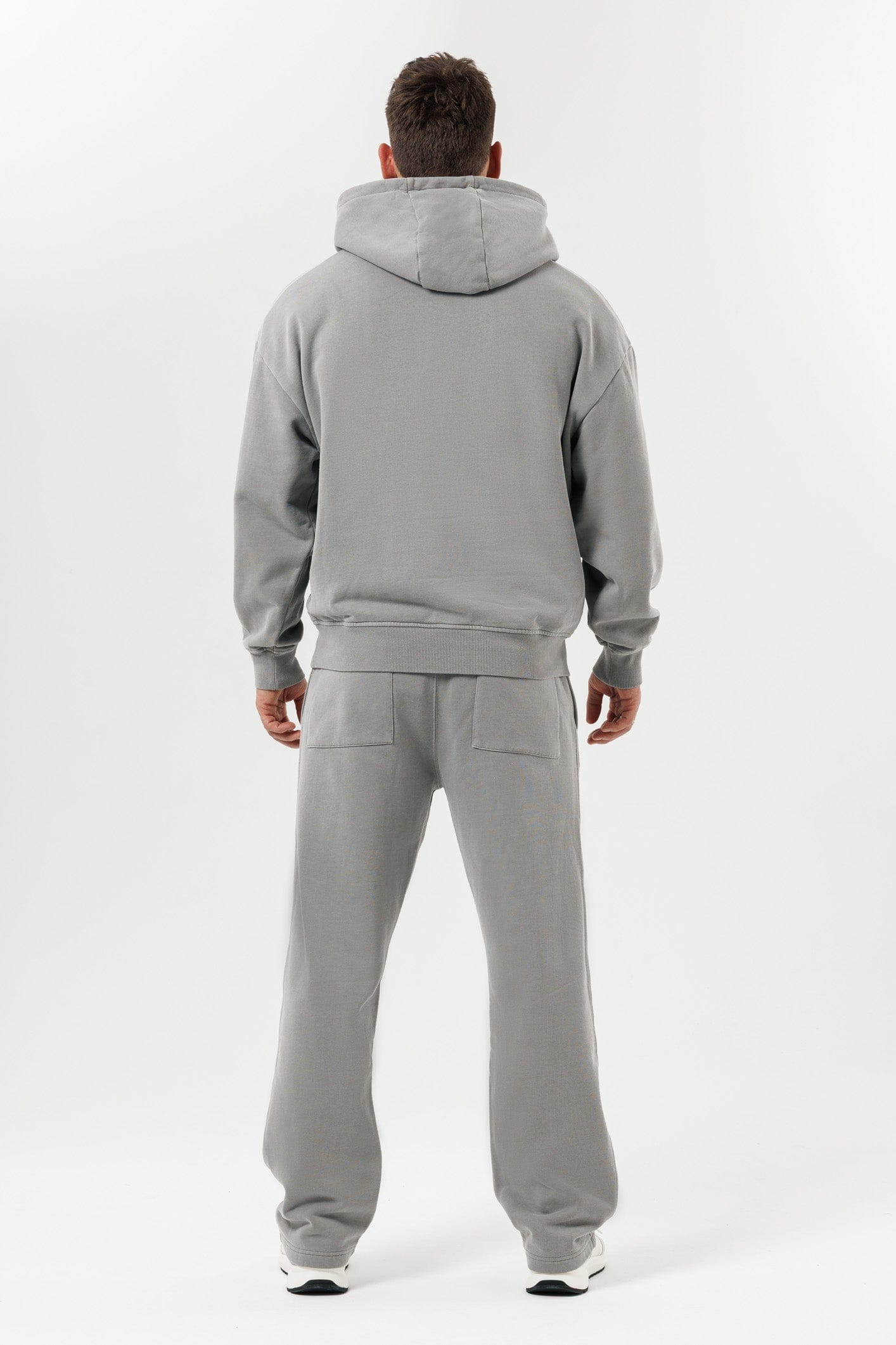 HOODIE - WASHED GREY