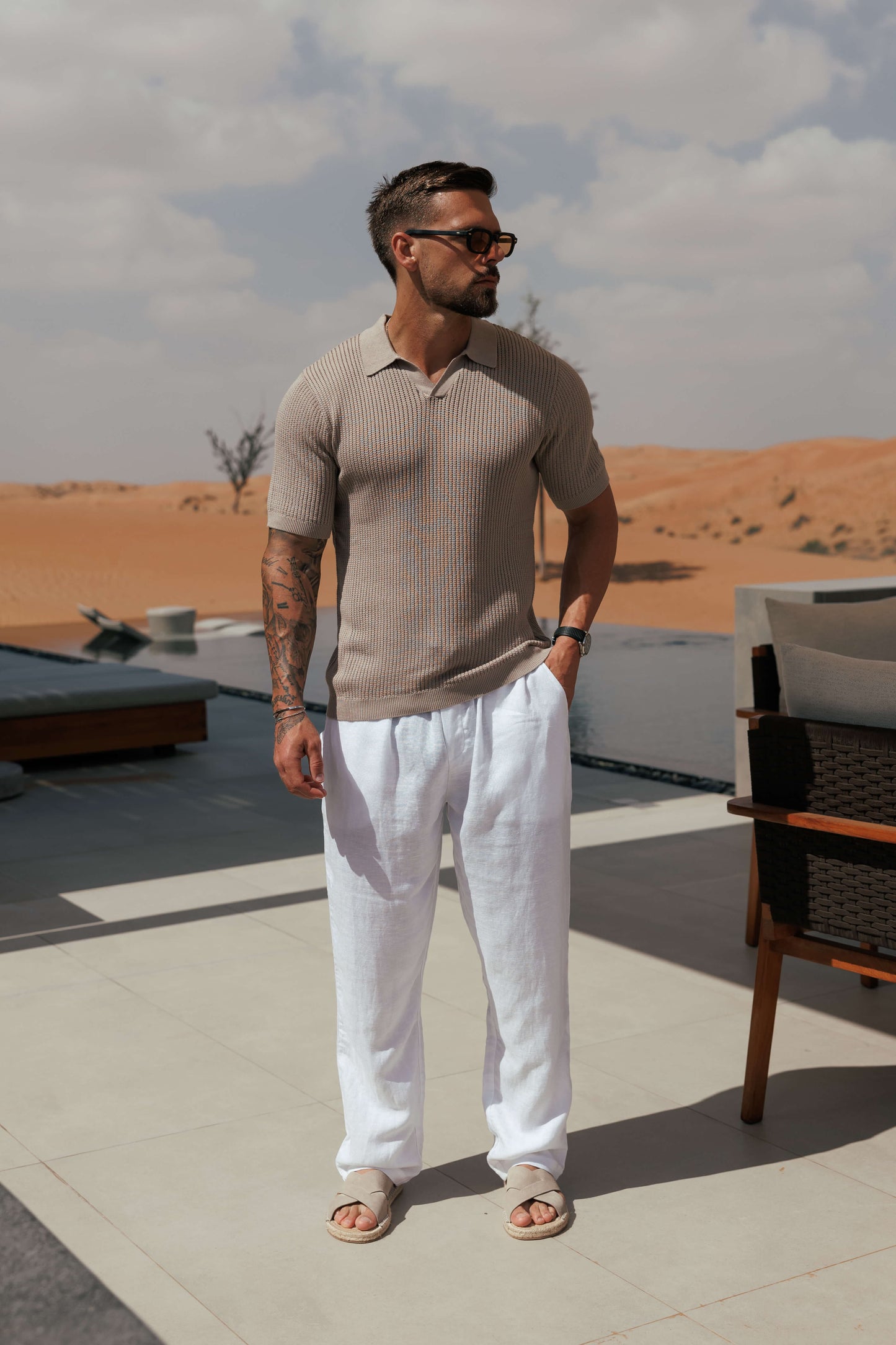 AERO POLO - TAUPE