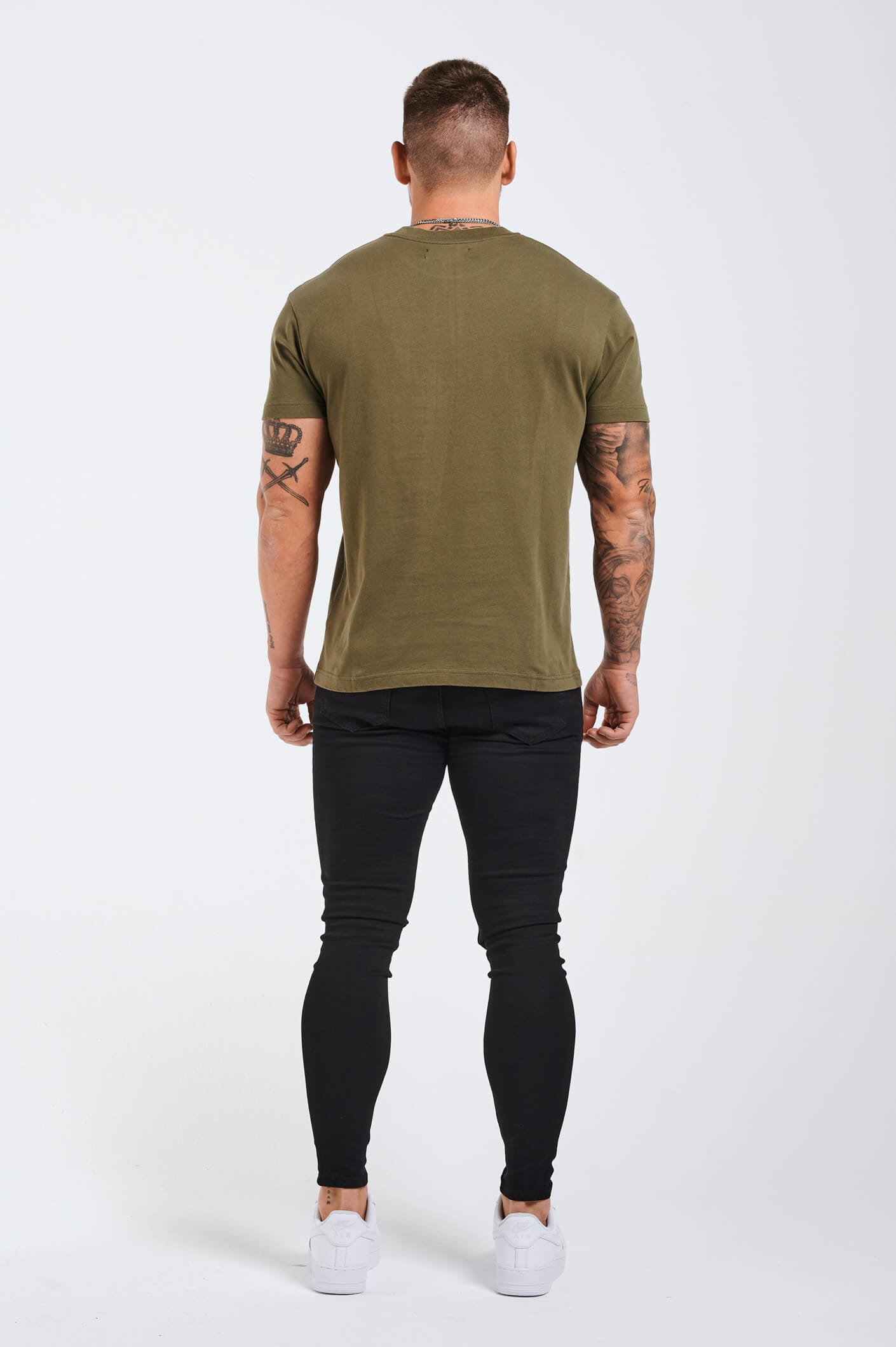 PREMIUM BASICS T-SHIRT (NO LOGO) - OLIVE