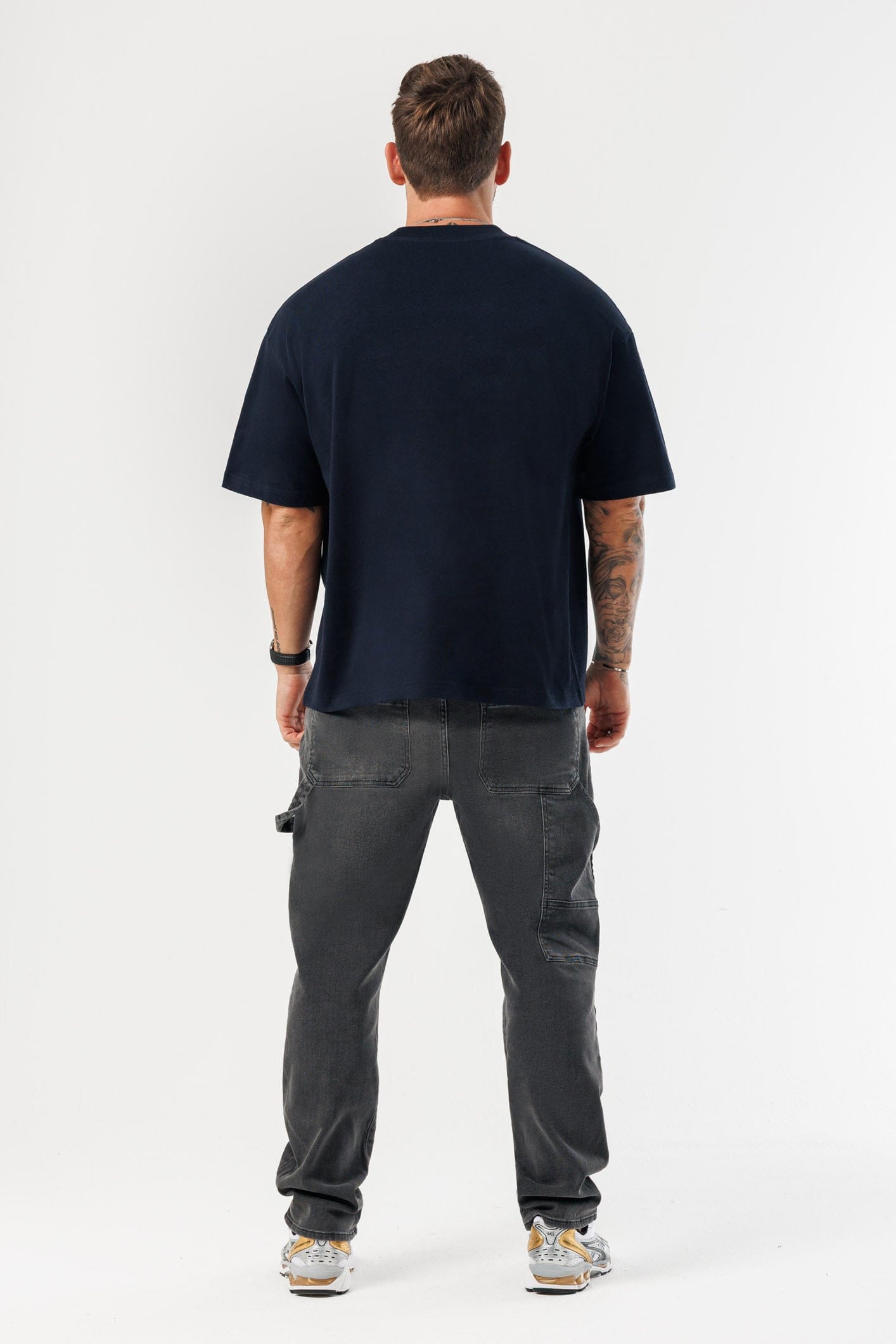 OVERSIZED T-SHIRT - NAVY