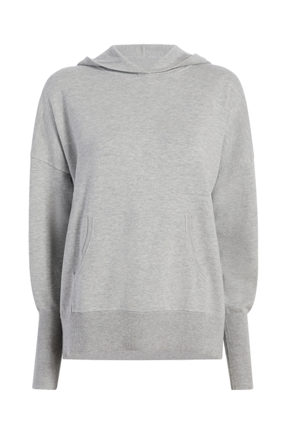 Luxe Knit Hoodie | Heather Grey