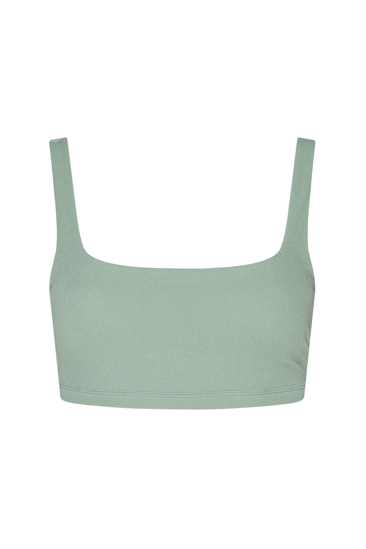 Square Neck Bikini Top | Crispy Pistachio
