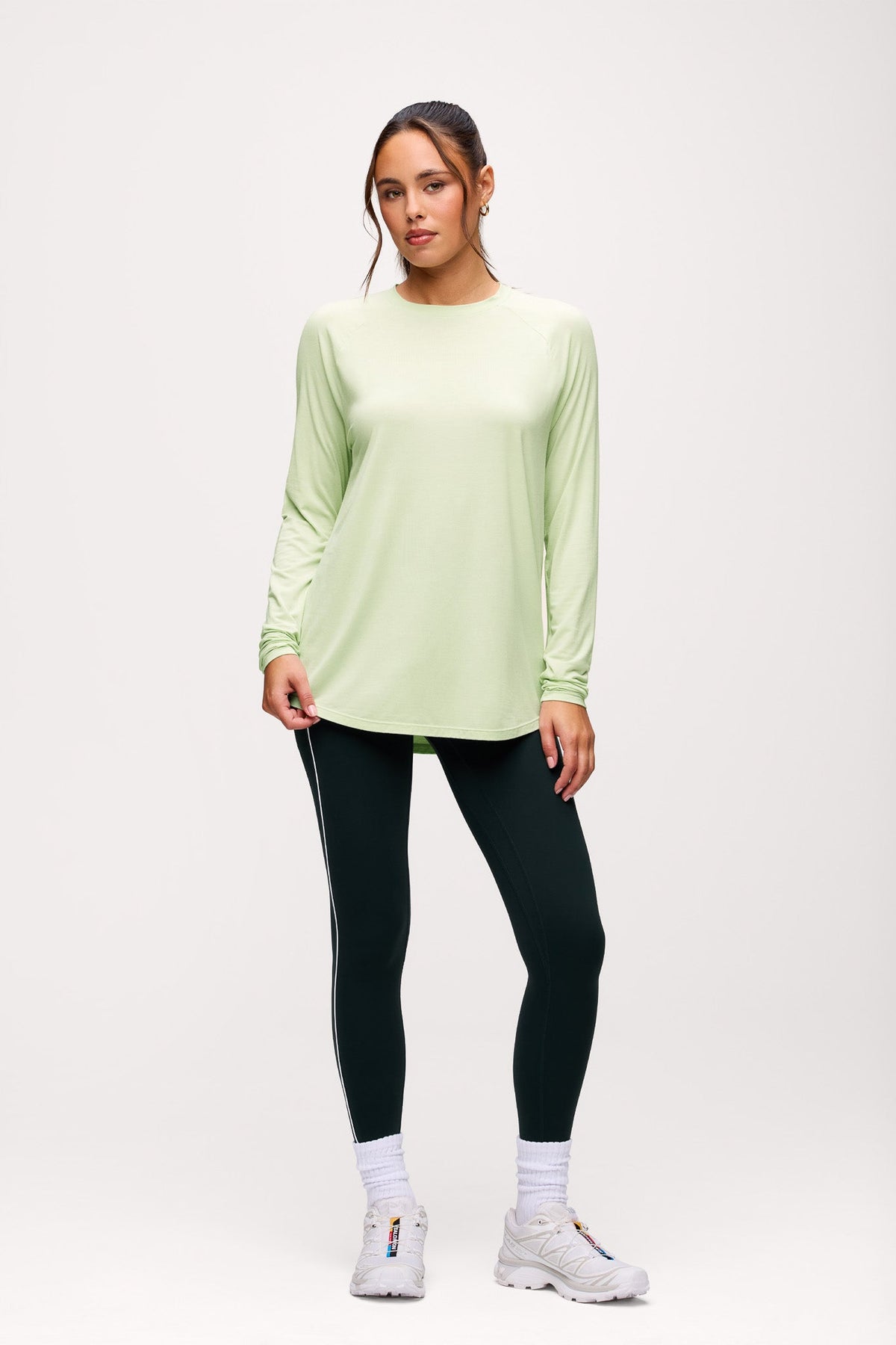 Featherweight Active Long Sleeve Shirt | Matcha