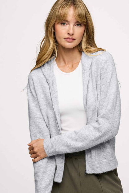 Cozy Knit Zip-Up Cardigan