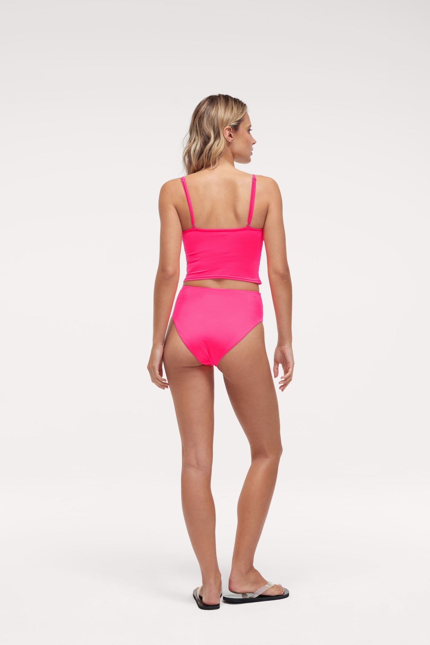 High Waist Bikini Bottom | Smooth Dragonfruit