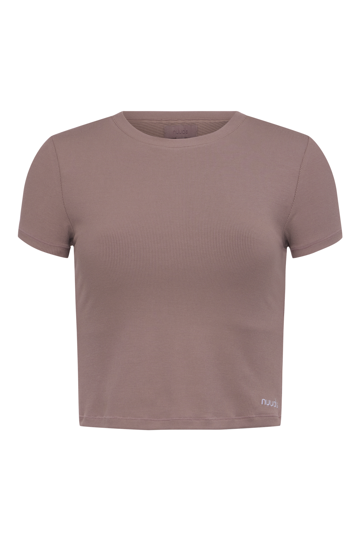 Sporty Rib Bra Tee | Cocoa