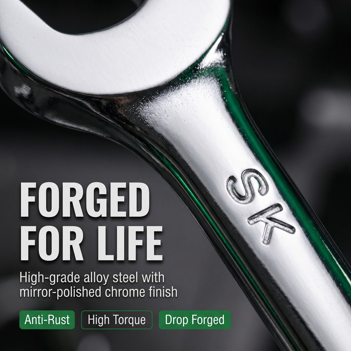SK Combination Wrench Set,SAE & Metric