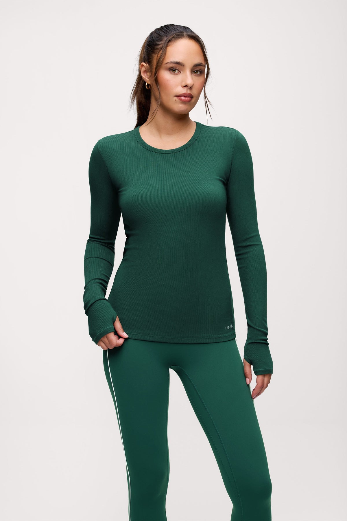 Sporty Rib Bra Long Sleeve