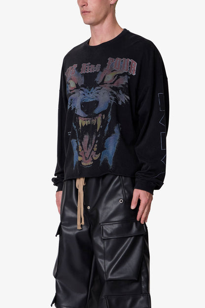 994 Wolf L/S Tee - Black