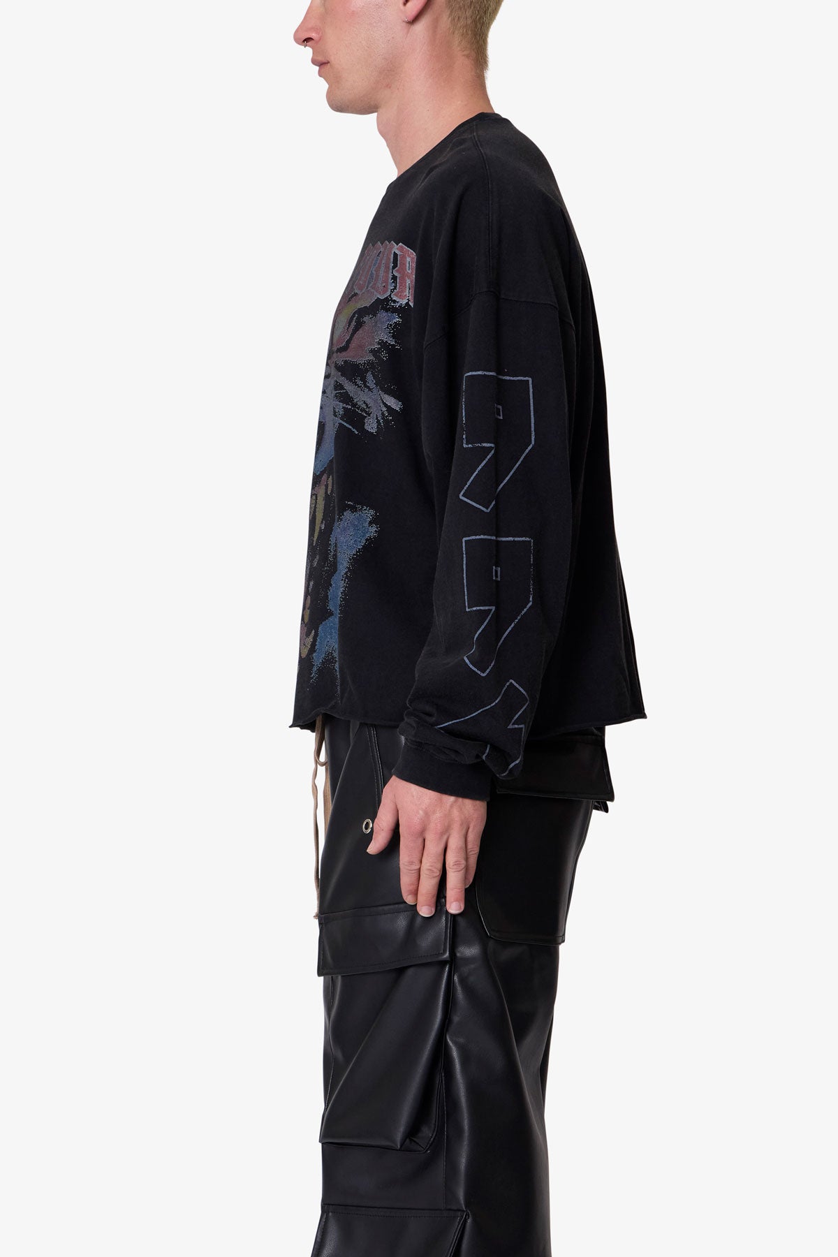 994 Wolf L/S Tee - Black