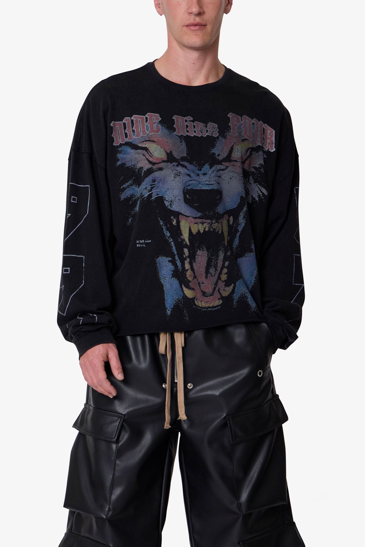994 Wolf L/S Tee - Black
