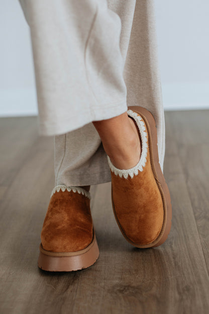 Tread Softly Platform Slippers